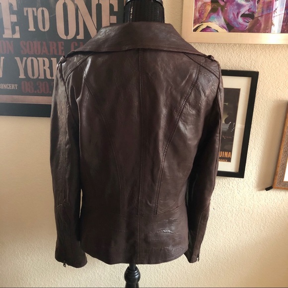 Beautiful Andrew Marc Leather Jacket - Picture 5 of 6